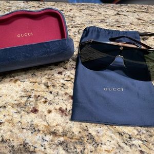 Gucci GG0584S-002-140 Shield Sunglasses
